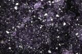 Deep Purple Amethyst Geode with Polished Face - Uruguay #113867-1